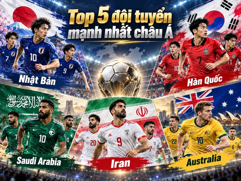 Asian Cup và World Cup là hai thước đo quan trọng của bóng đá châu Á